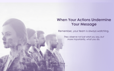 When Your Actions Undermine Your Message