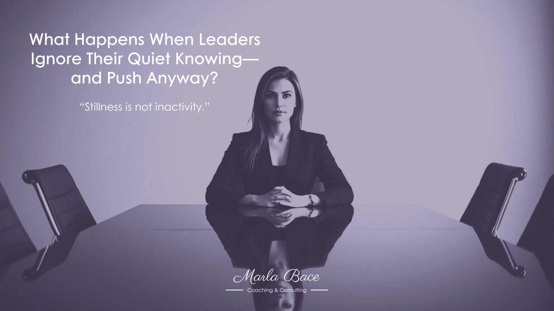 What Happens When Leaders Ignore Their Quiet Knowing—and Push Anyway?