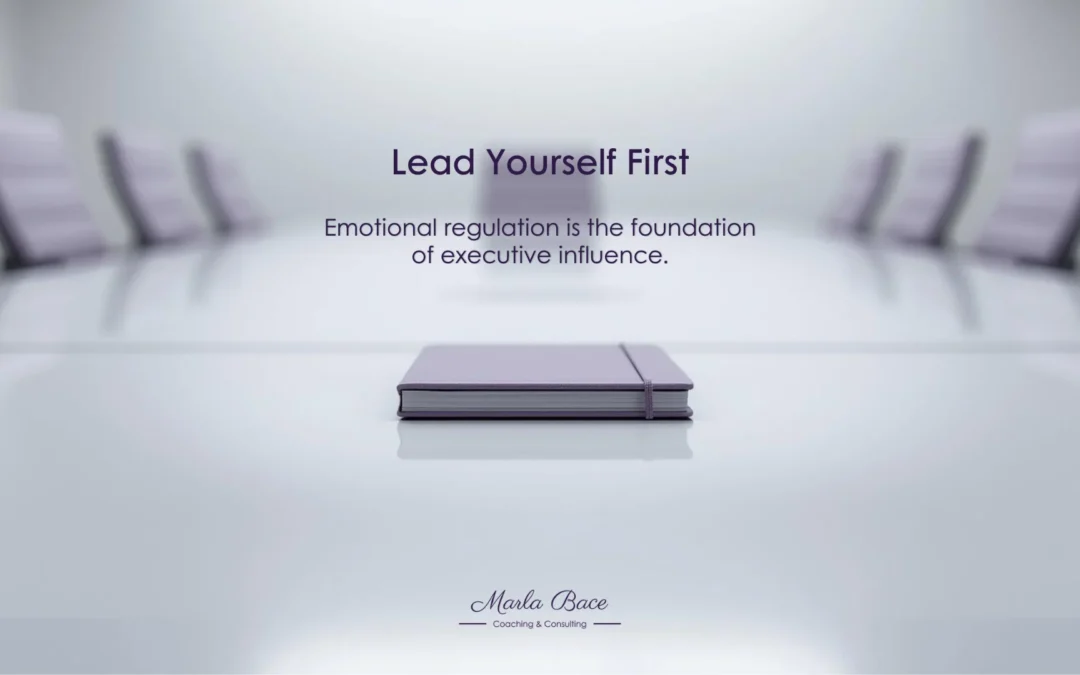 Leading from the Inside Out: The Hidden Power of Emotional Regulation in High-Stakes Leadership