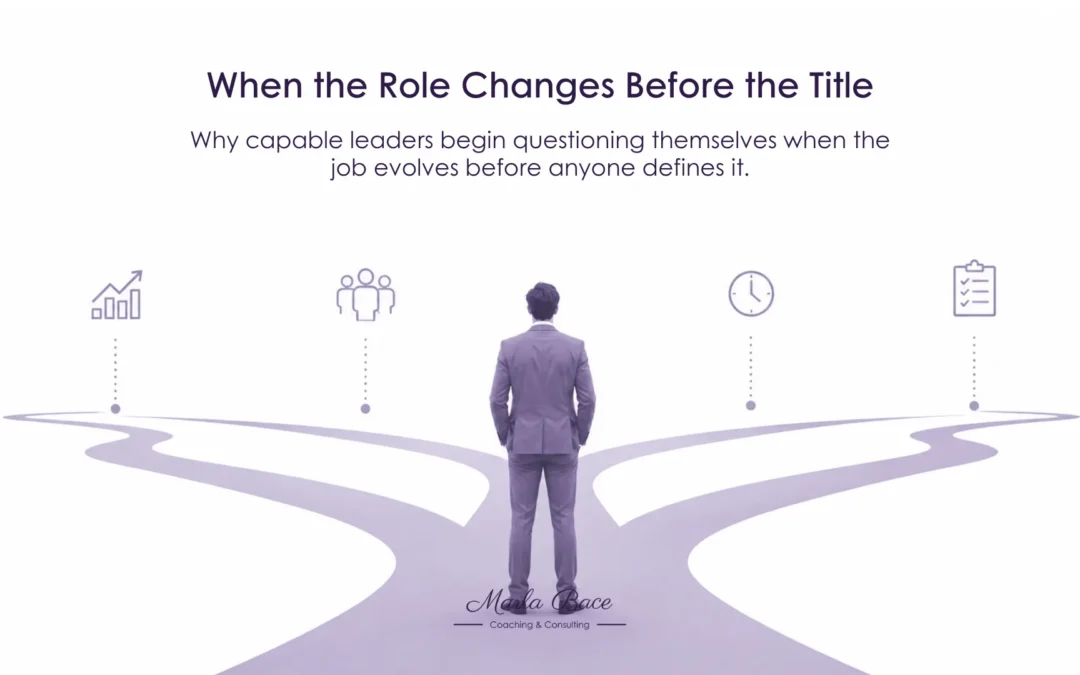Why Does Success Start Breaking Down When Your Role Has Quietly Changed?